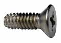 #12-24 x 3/4" Phillips Flat Head Type F Screw 18-8 Stainless Steel