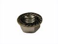 7/16"-14 Serrated Flange Locknut Zinc Plated Steel