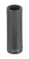 1-3/16" Drive Deep Length 12 Point Impact Socket 1/2" Drive