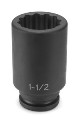 43mm Deep Length 12 Point Impact Socket 3/4" Drive