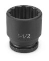 50mm Standard Length 12 Point Impact Socket 3/4" Drive