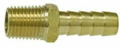 1" Barb x 1" MPT Brass Hose Barb