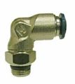 1/2" x 1/2" Nickel Push In Swivel Male Elbow