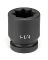 1-5/8" Standard Length 8 Point Impact Sockets 1" Drive