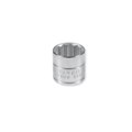 24mm Chrome Plated URREA 3/8" Drive 12 Point Shallow Socket